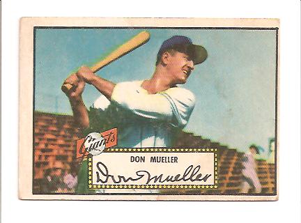 1952 Topps #52 Don Mueller