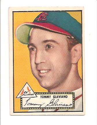 1952 Topps #56 Tommy Glaviano front image