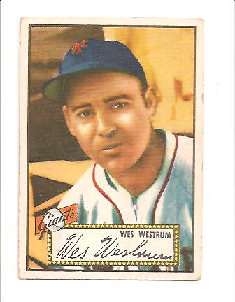 1952 Topps #75 Wes Westrum
