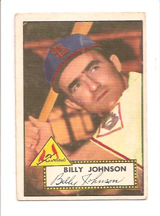 1952 Topps #83 Billy Johnson