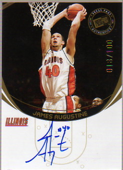 2006 Press Pass Autographs Gold #7 James Augustine