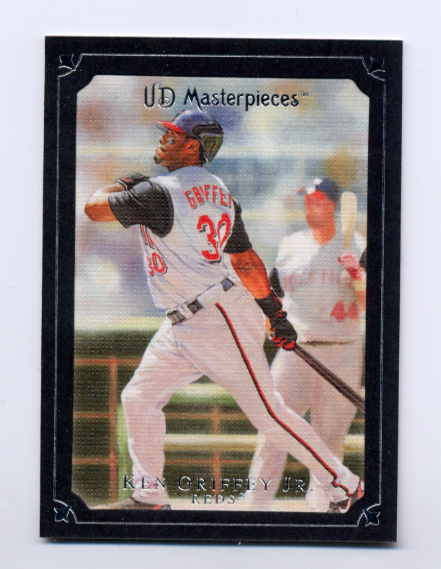2007 UD Masterpieces Serious Black #29 Ken Griffey Jr.