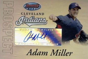 2007 Bowman's Best Prospects Blue #BBP44 Adam Miller AU