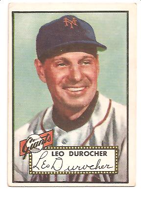 1952 Topps #315 Leo Durocher MG
