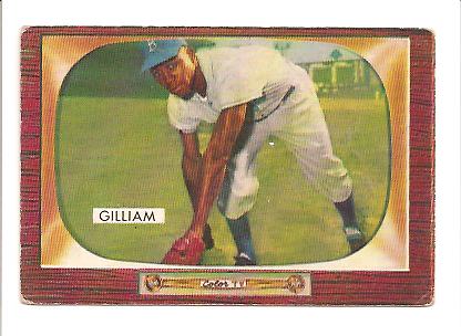 1955 Bowman #98 Jim Gilliam