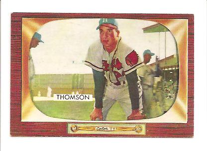 1955 Bowman #102 Bobby Thomson