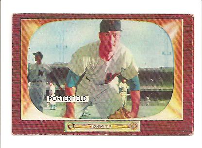 1955 Bowman #104 Bob Porterfield