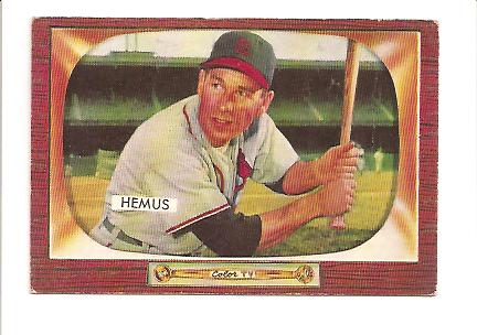 1955 Bowman #107 Solly Hemus