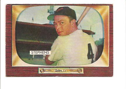 1955 Bowman #109 Vern Stephens