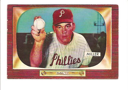 1955 Bowman #110 Bob Miller