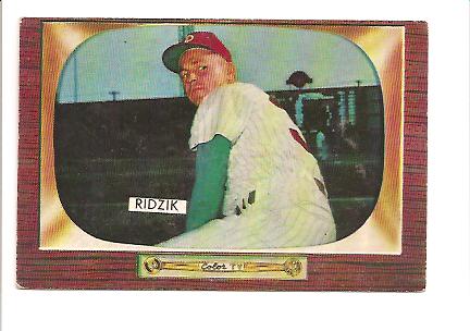 1955 Bowman #111 Steve Ridzik