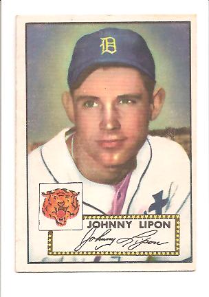 1952 Topps #89 Johnny Lipon
