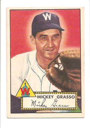 1952 Topps #90 Mickey Grasso