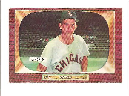 1955 Bowman #117 Johnny Groth