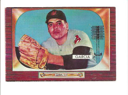 1955 Bowman #128 Mike Garcia