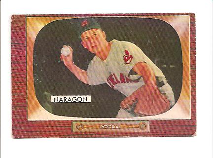 1955 Bowman #129 Hal Naragon RC