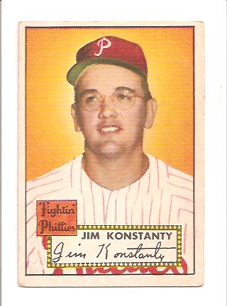 1952 Topps #108 Jim Konstanty