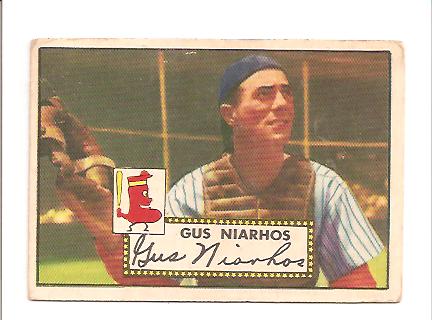 1952 Topps #121 Gus Niarhos