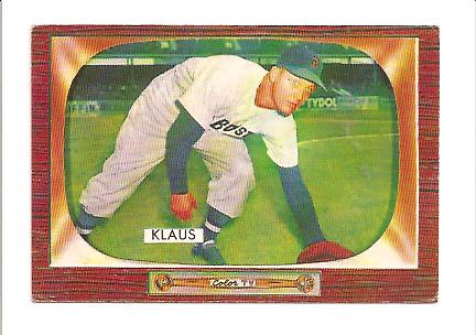 1955 Bowman #150 Billy Klaus RC