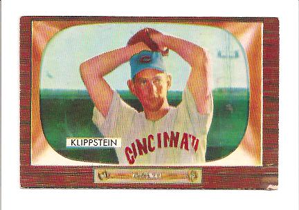 1955 Bowman #152 Johnny Klippstein