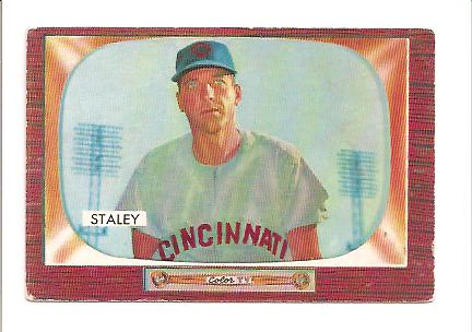 1955 Bowman #155 Gerry Staley