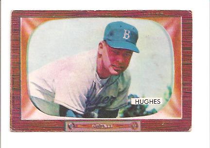 1955 Bowman #156 Jim Hughes