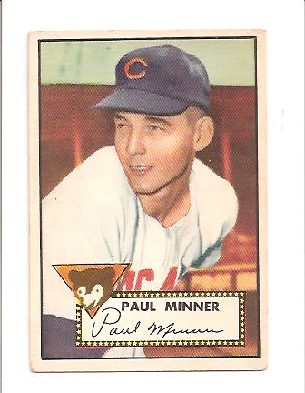 1952 Topps #127 Paul Minner RC