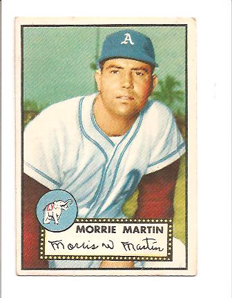 1952 Topps #131 Morrie Martin RC