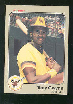 1983 Fleer #360 Tony Gwynn RC