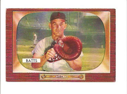 1955 Bowman #161 Matt Batts