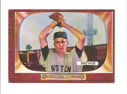 1955 Bowman #178 Tom Brewer RC