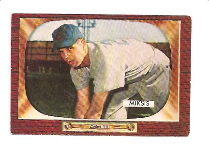 1955 Bowman #181 Eddie Miksis