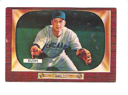 1955 Bowman #182 Bob Rush