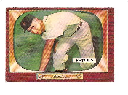 1955 Bowman #187 Fred Hatfield