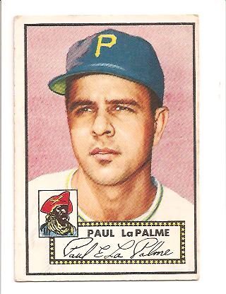 1952 Topps #166 Paul LaPalme RC