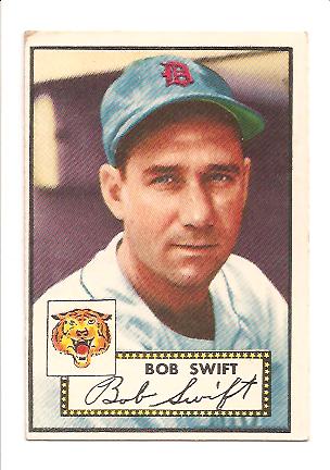1952 Topps #181 Robert Swift Actual scan EX