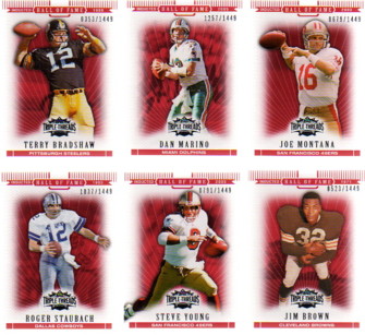 2007 Topps Triple Threads #83 Jim Brown