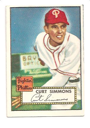 1952 Topps #203 Curt Simmons