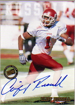 2002 Press Pass Autographs #36 Cliff Russell