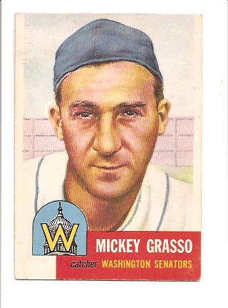 1953 Topps #148 Mickey Grasso
