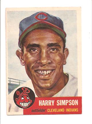 1953 Topps #150 Harry Simpson DP