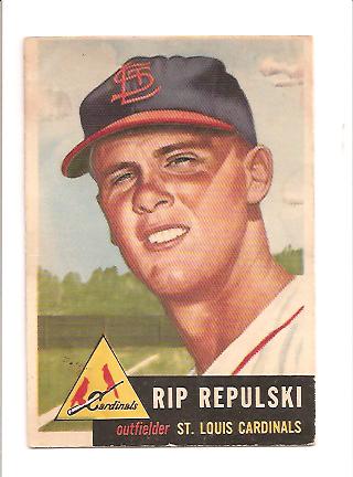 1953 Topps #172 Rip Repulski RC