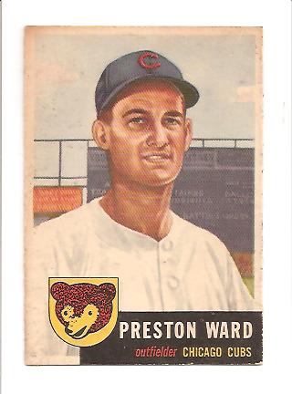 1953 Topps #173 Preston Ward