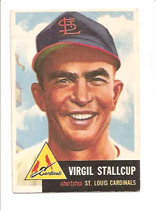 1953 Topps #180 Virgil Stallcup
