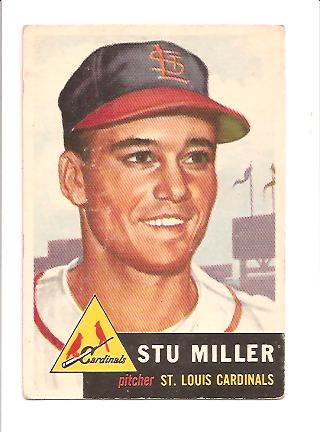 1953 Topps #183 Stu Miller RC