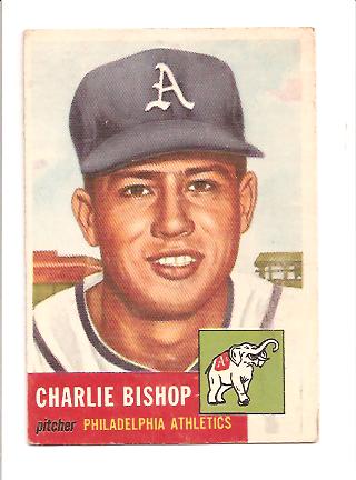 1953 Topps #186 Charlie Bishop RC