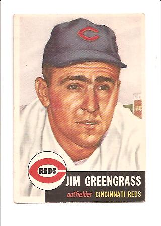 1953 Topps #209 Jim Greengrass RC