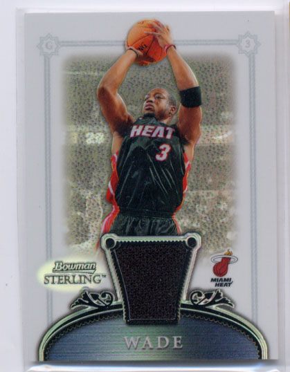 2006-07 Bowman Sterling Refractors #20 Dwyane Wade JSY