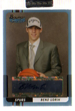 2004-05 Bowman Signature Edition 169 #90 Beno Udrih AU