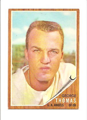 1962 Topps #525 George Thomas